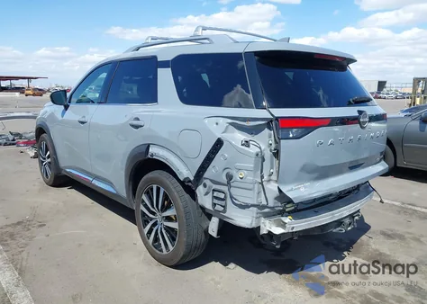 2023 Nissan Pathfinder Platinum Fwd из США, поврежденный, VIN 5N1DR3DH9PC248888